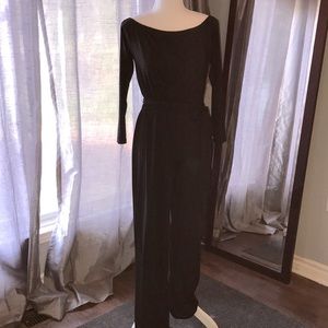 One piece Black pantsuit